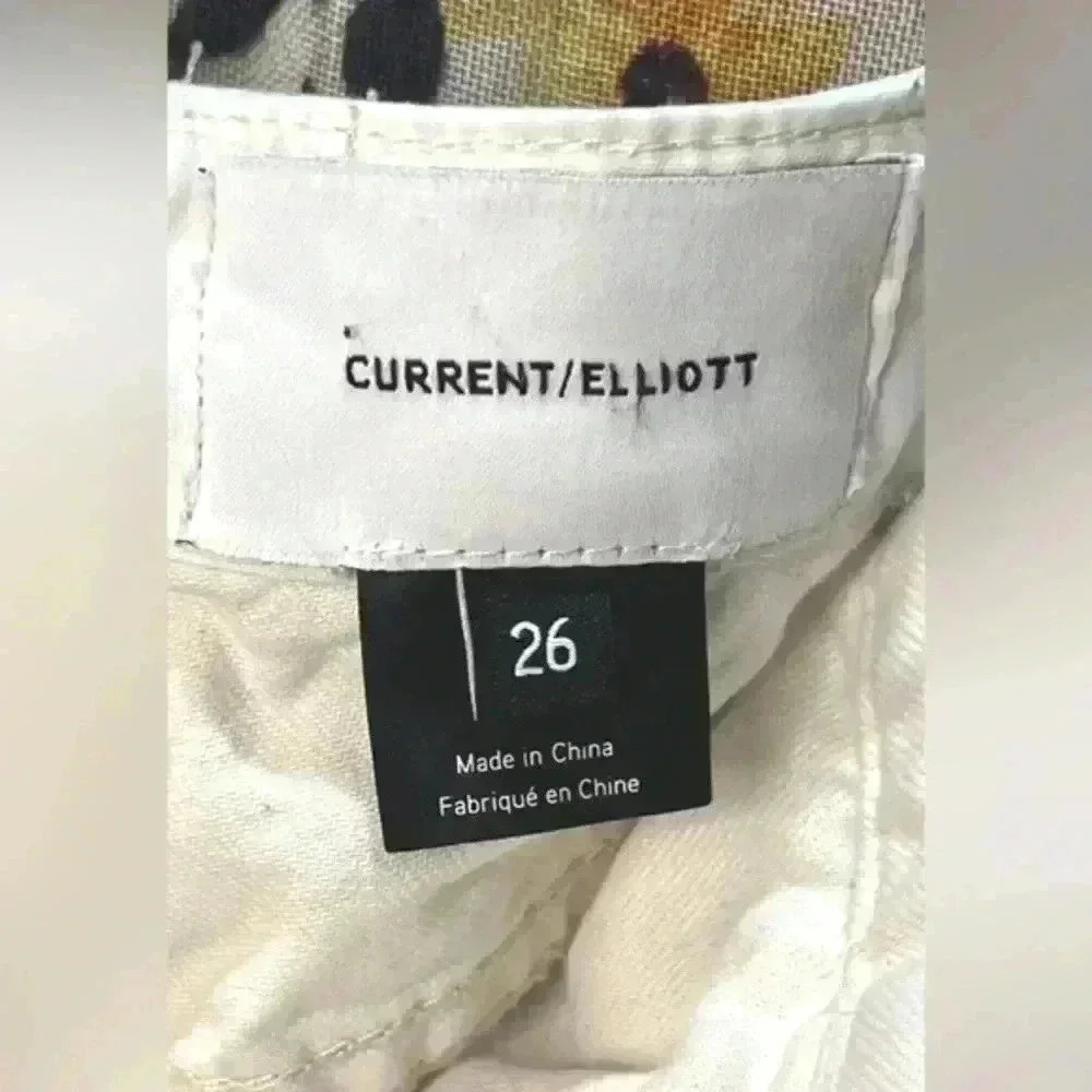 Current Elliot Women’s Jeans Sugar White size 26‎ - Picture 4 of 5